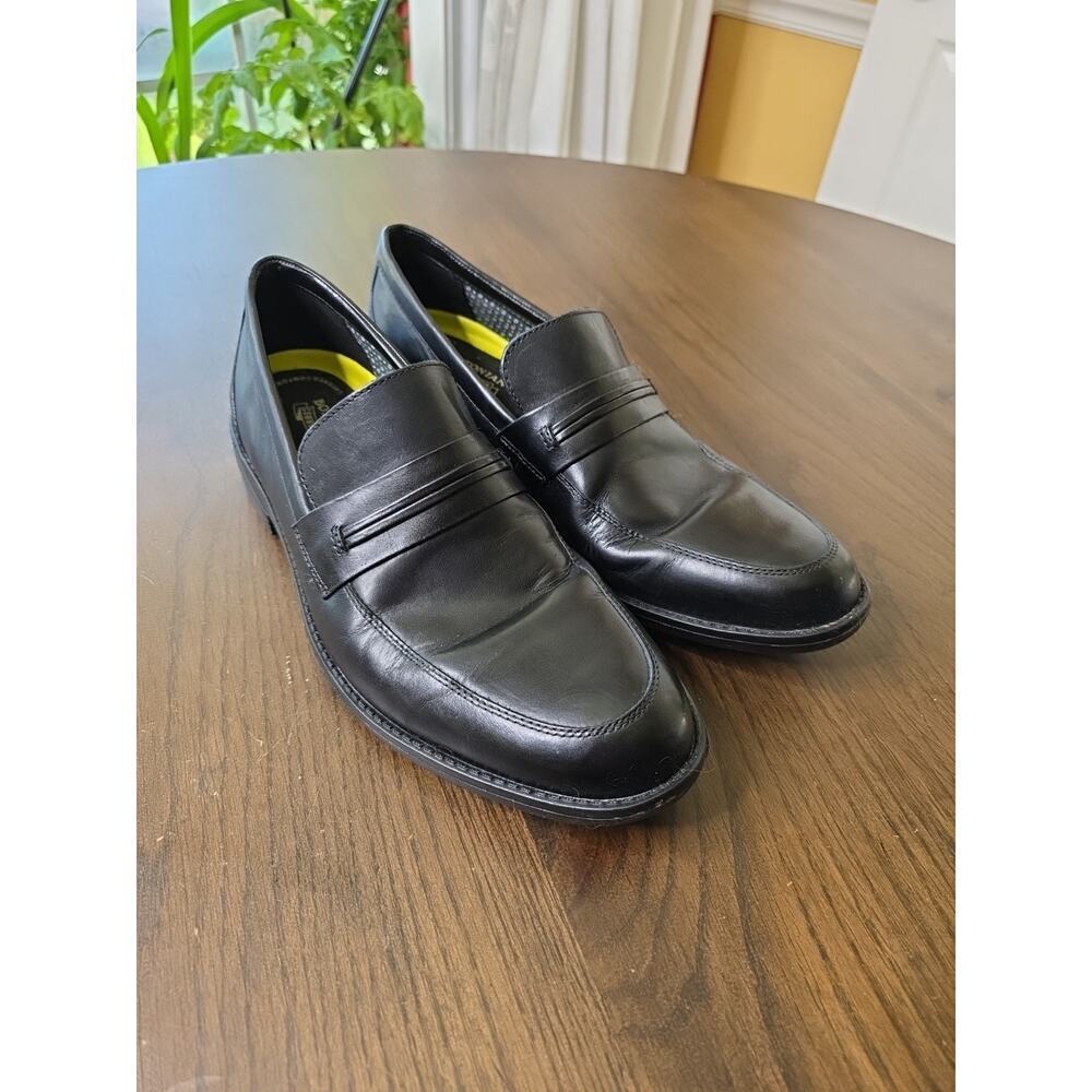 Mens Bostonian Flexlite, Slip On Loafer Black Shoe‎ US Size 11 Med